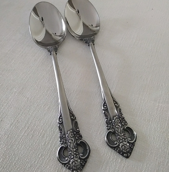 Stanley Roberts SIR Mark 2 Soup Spoons Stainless Flatware - Picture 1 of 9